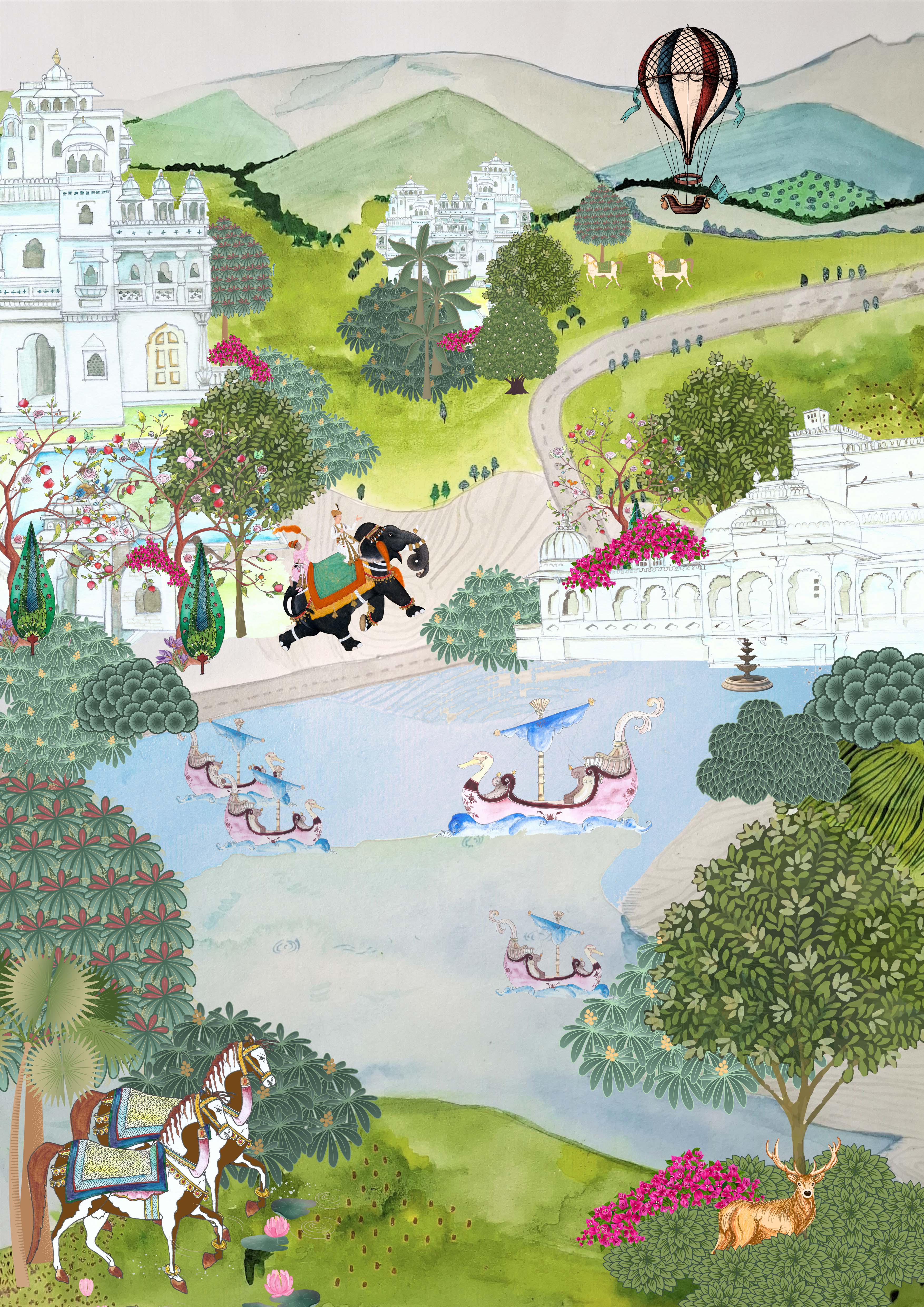 Land of Lightness – Large Mural Wallpaper